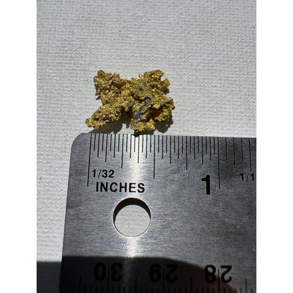 Gold Crystal Nugget Specimen - Grass Valley, California - 3.4 grams - Picture 6 of 10